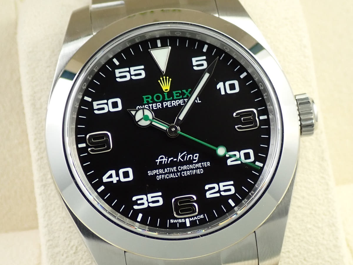 ロレックス エアキング Ref.116900 ブラック文字盤 美品 FF8Z0308