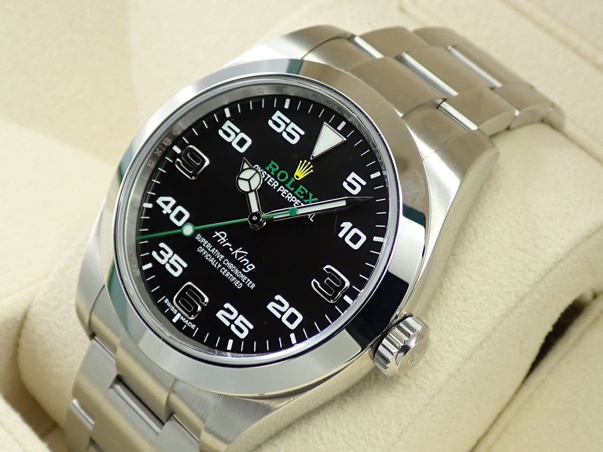 ロレックス エアキング Ref.116900 ブラック文字盤 美品 FF8Z0308