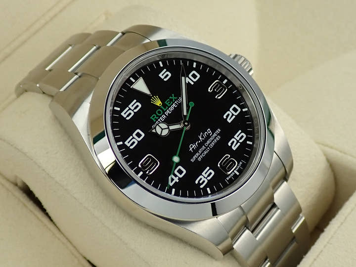 ロレックス エアキング Ref.116900 ステンレススチール ブラック文字盤