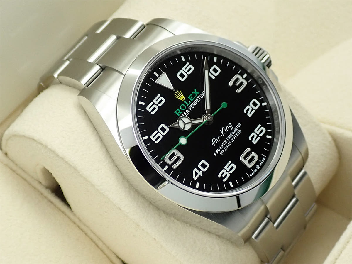 ロレックス エアキング Ref.126900 ブラック文字盤 未使用 6504SJAH