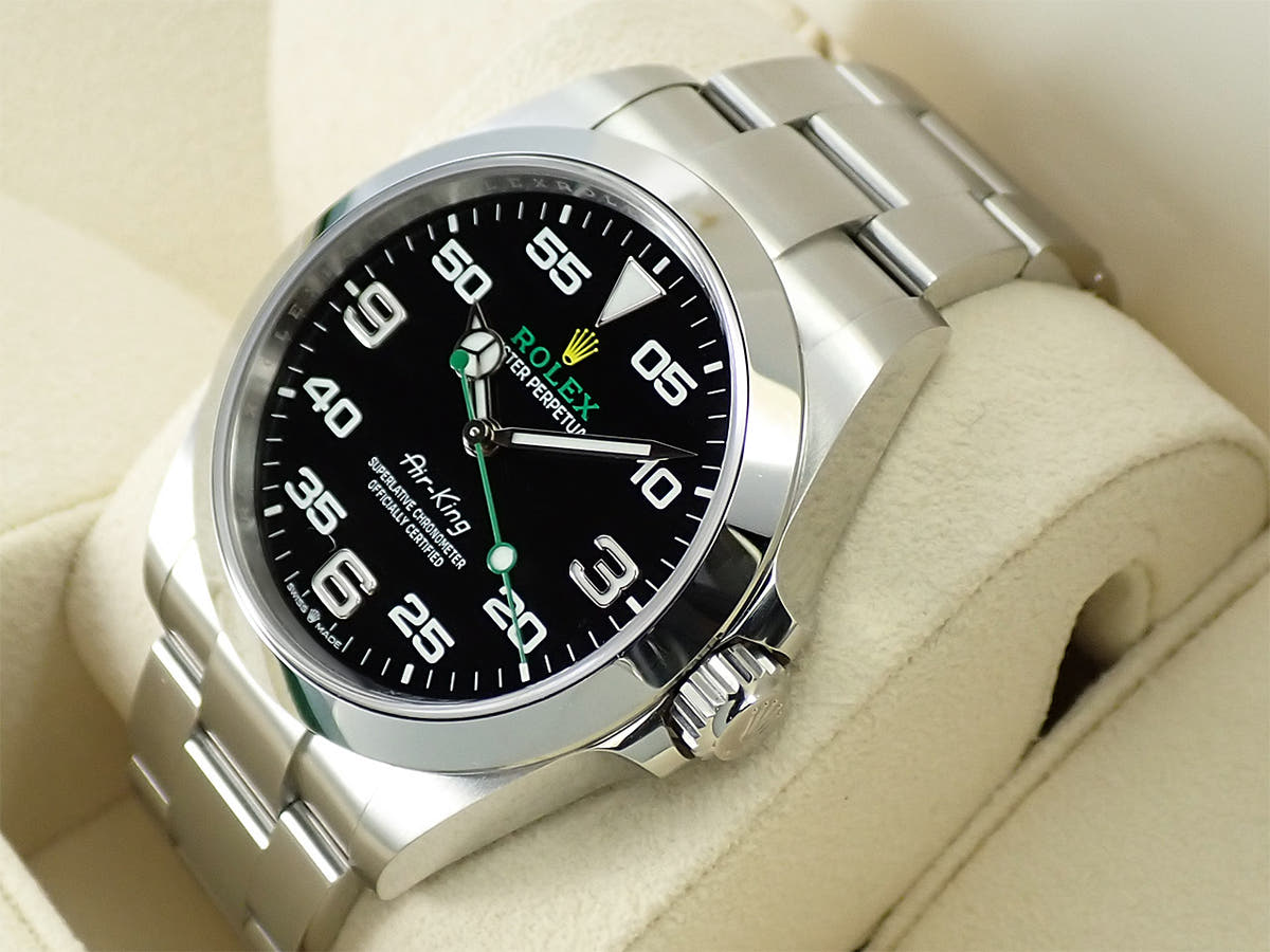 ロレックス エアキング Ref.126900 ブラック文字盤 未使用 6504SJAH