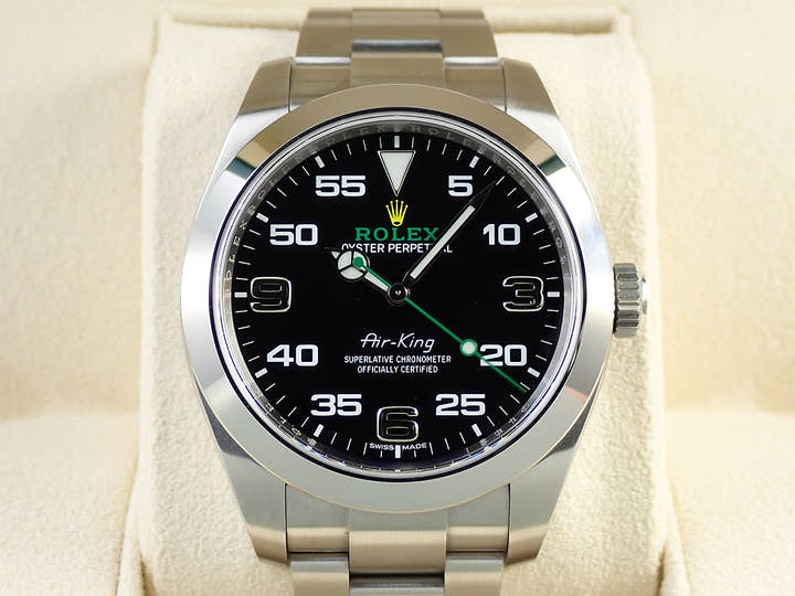 ロレックス エアキング Ref.116900 ステンレススチール ブラック文字盤