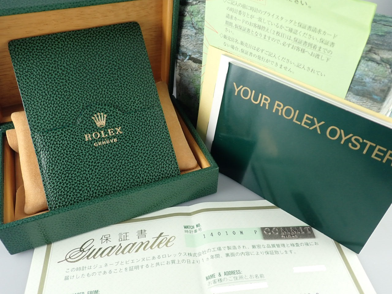 Rolex Air King P serial number &lt;Warranty, box, etc.&gt;