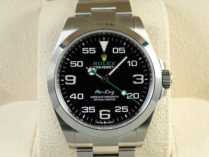 ロレックス エアキング Ref.126900 ステンレススチール ブラック文字盤