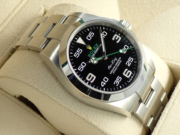 ロレックス エアキング Ref.126900 ステンレススチール ブラック文字盤