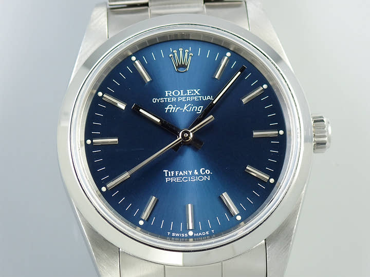 ロレックス エアキング Ref.14000 ステンレススチール ブルー文字盤