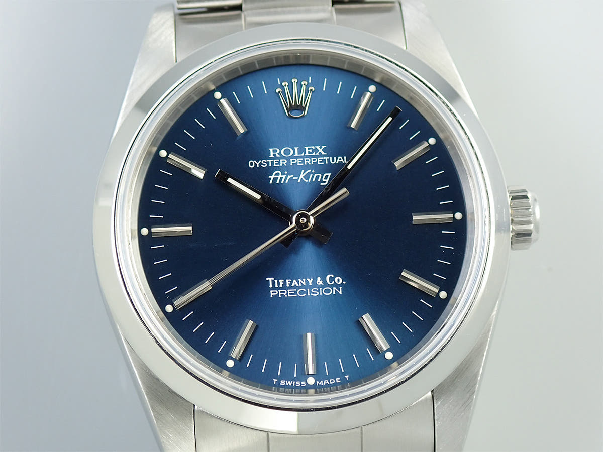 ロレックス エアキング Ref.14000 ブルー文字盤 中古 P27Y730R