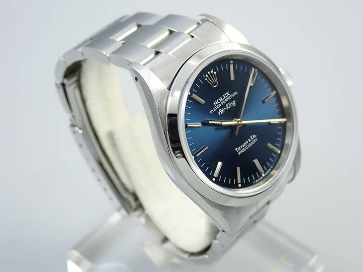 ロレックス エアキング Ref.14000 ステンレススチール ブルー文字盤
