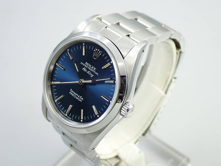 ロレックス エアキング Ref.14000 ステンレススチール ブルー文字盤