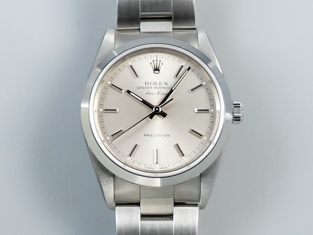 ロレックス エアキング Ref.14000M シルバー文字盤 極美品 9TA12270