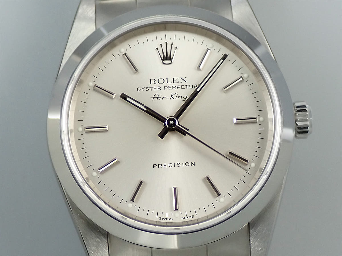 ロレックス エアキング Ref.14000M シルバー文字盤 極美品 9TA12270