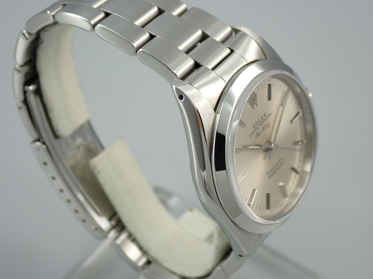 ロレックス エアキング ティファニー Ref.14000 シルバー文字盤 中古 FJV2S812