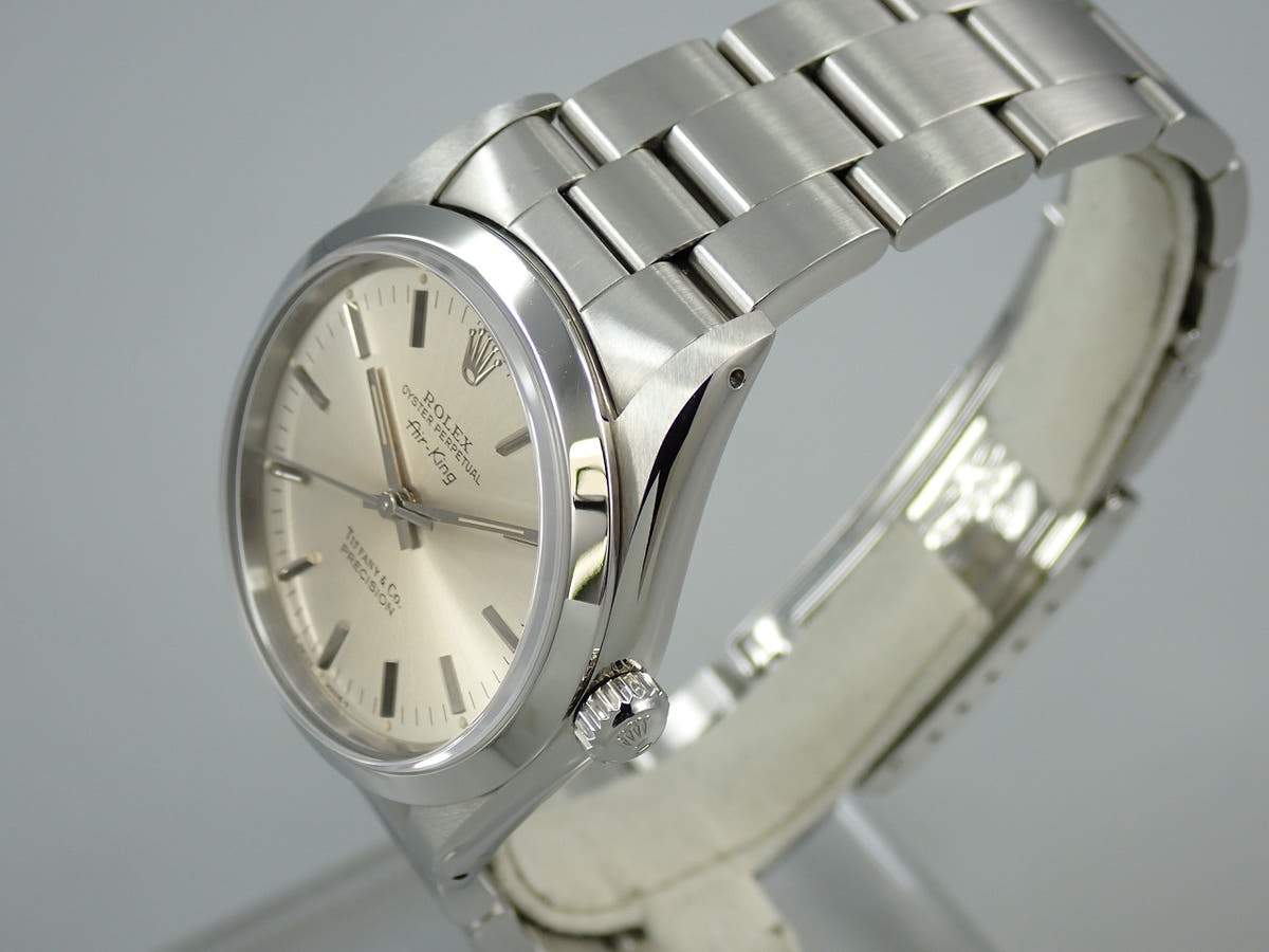 ロレックス エアキング ティファニー Ref.14000 シルバー文字盤 中古 FJV2S812
