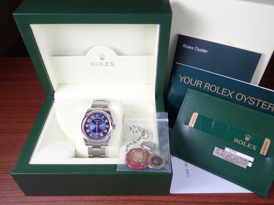 Rolex Air King Blue Concentric M Ref.114200