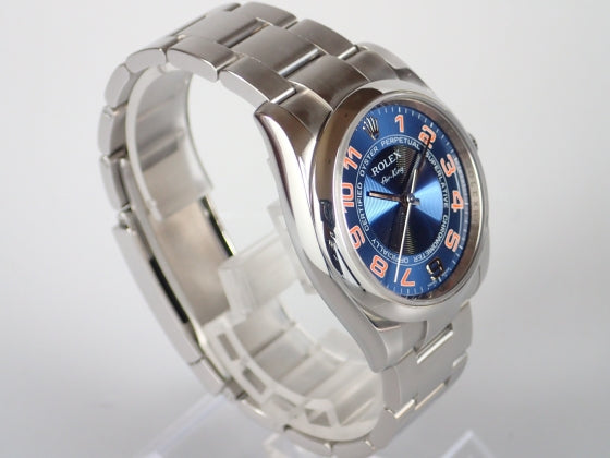 Rolex Air King Blue Concentric M Ref.114200