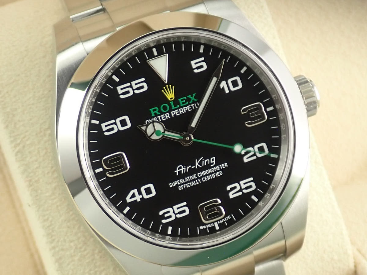 ロレックス エアキング Ref.116900 ブラック文字盤 未使用 HR791A4F