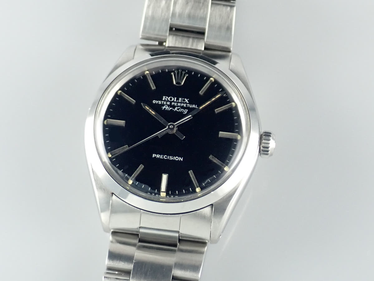 ロレックス エアキング Ref.5500 ブラック文字盤 中古 airking-30