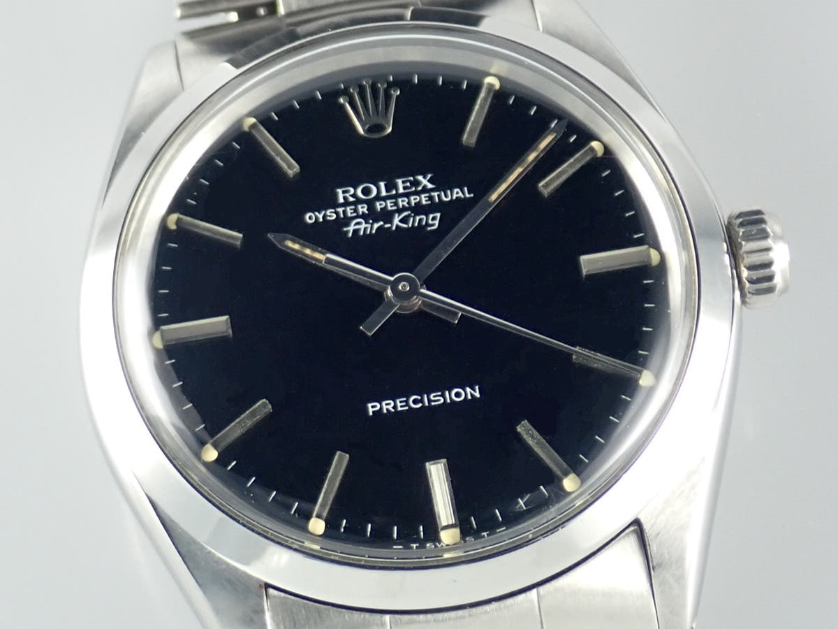 ロレックス エアキング Ref.5500 ブラック文字盤 中古 airking-30