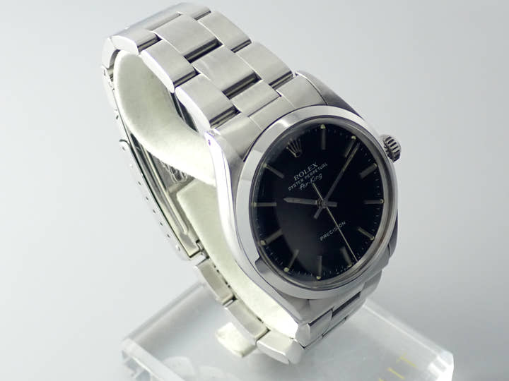 ロレックス エアキング Ref.5500 ブラック文字盤 中古 airking-30