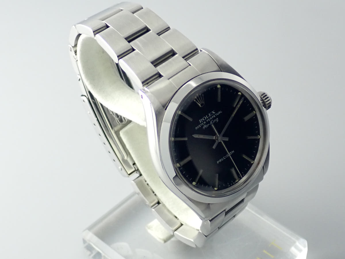 ロレックス エアキング Ref.5500 ブラック文字盤 中古 airking-30