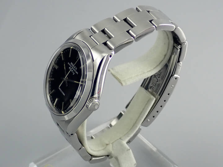 ロレックス エアキング Ref.5500 ブラック文字盤 中古 airking-30
