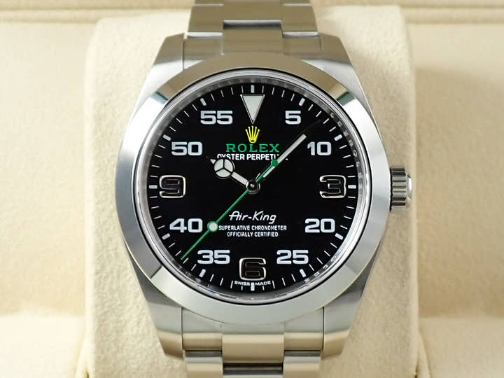 ロレックス エアキング Ref.116900 ステンレススチール ブラック文字盤