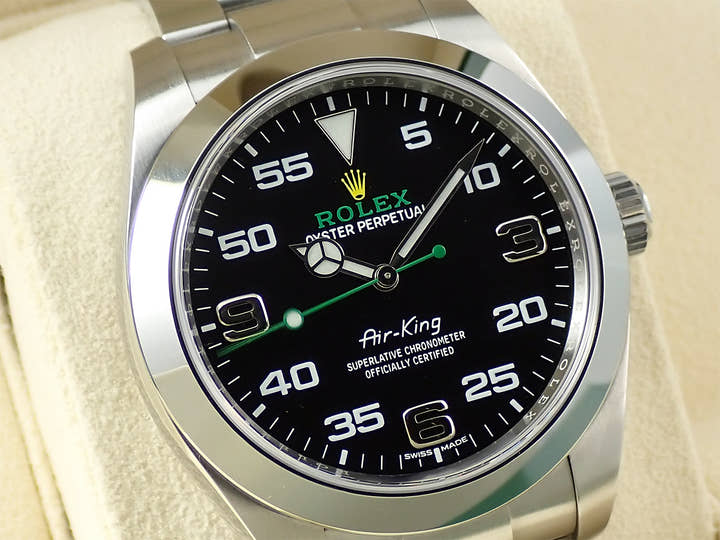 ロレックス エアキング Ref.116900 ステンレススチール ブラック文字盤