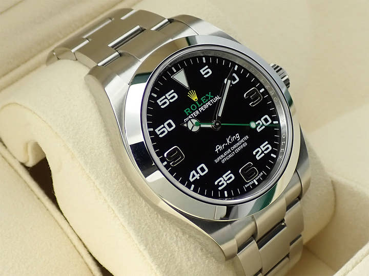 ロレックス エアキング Ref.116900 ステンレススチール ブラック文字盤