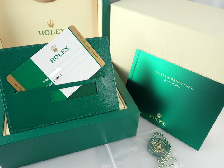 ロレックス エアキング Ref.116900 ブラック文字盤 未使用 airking-33