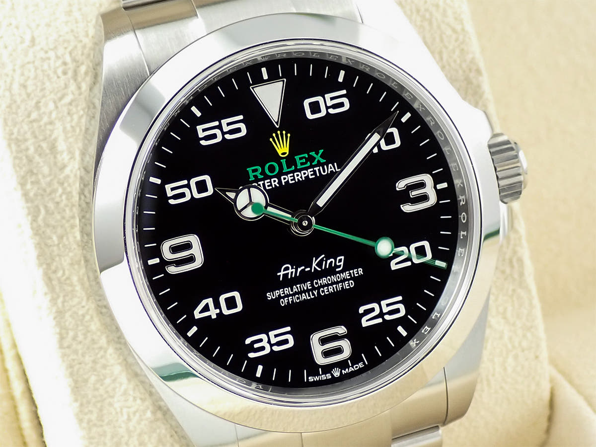 ロレックス エアキング Ref.126900 ブラック文字盤 未使用 05XRW559