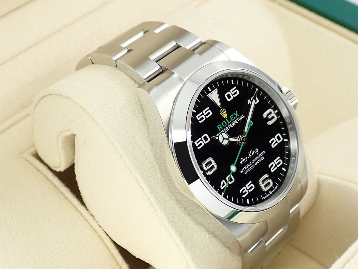 ロレックス エアキング Ref.126900 ブラック文字盤 未使用 05XRW559