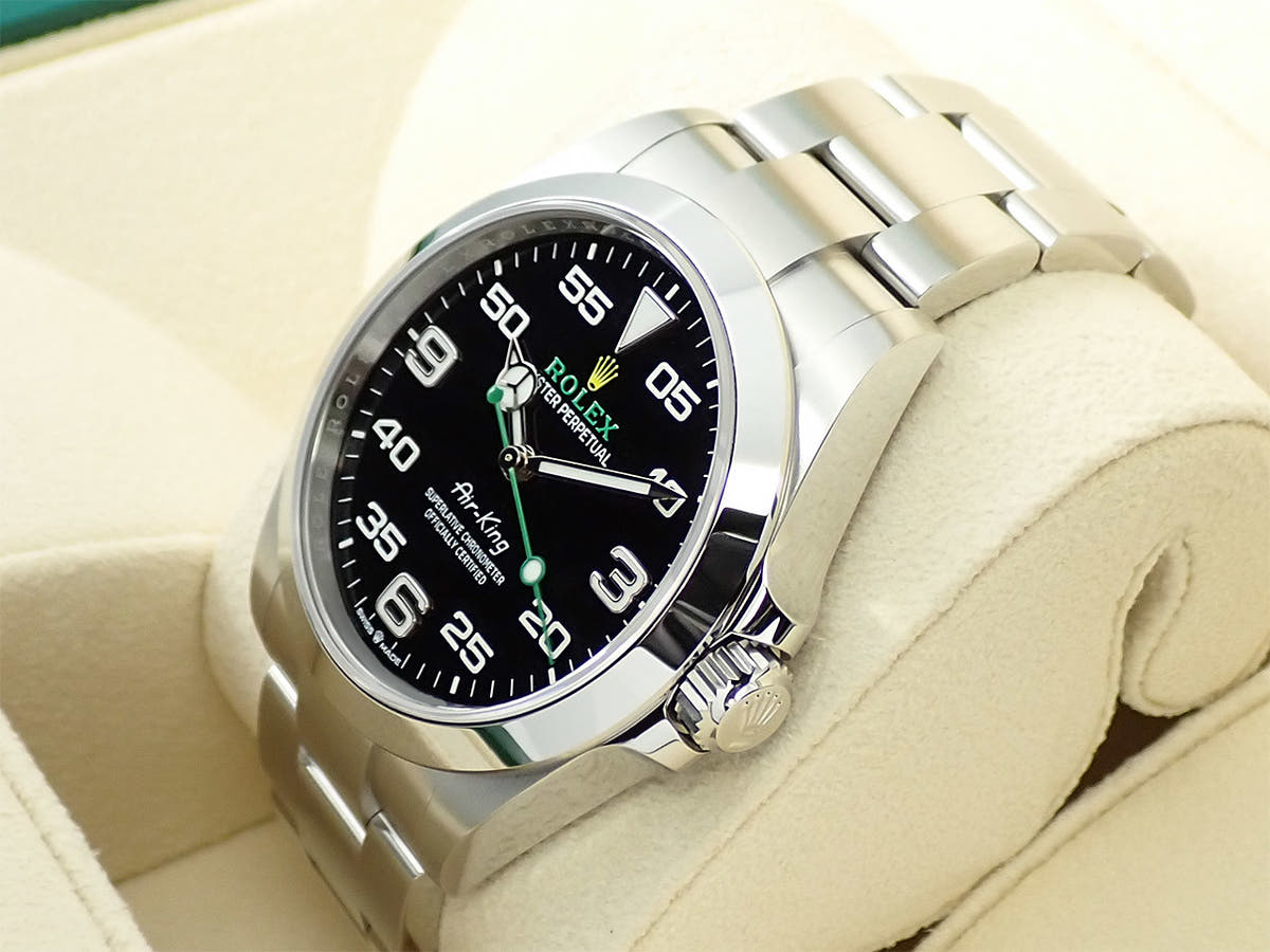 ロレックス エアキング Ref.126900 ブラック文字盤 未使用 05XRW559