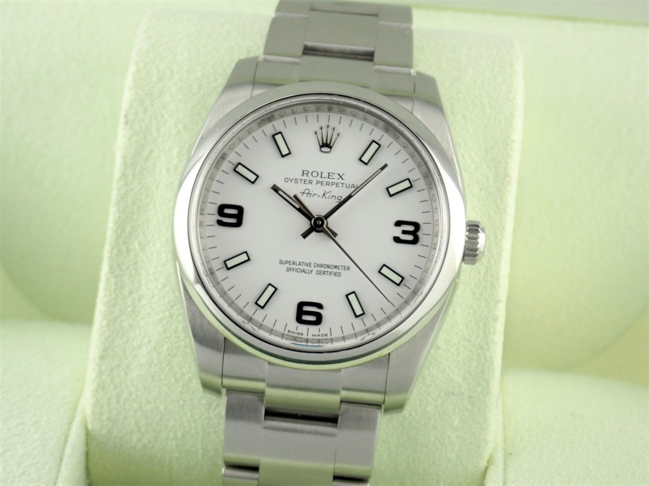 Rolex Air King White Dial &lt;Warranty, Box, etc.&gt;