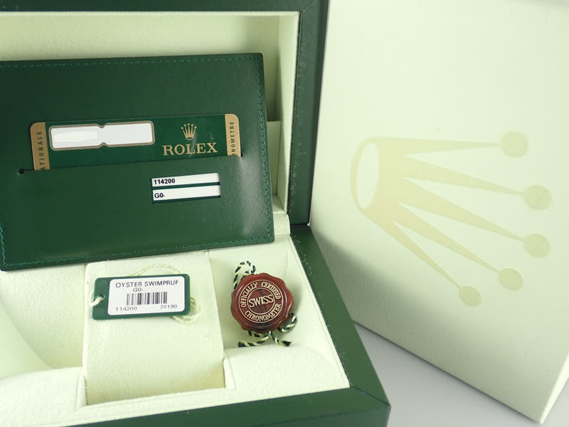 ロレックス エアキング Ref.114200 ホワイト文字盤 中古 airking-36