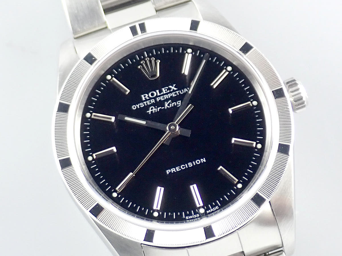ロレックス エアキング Ref.14010M ブラック文字盤 中古 airking-39