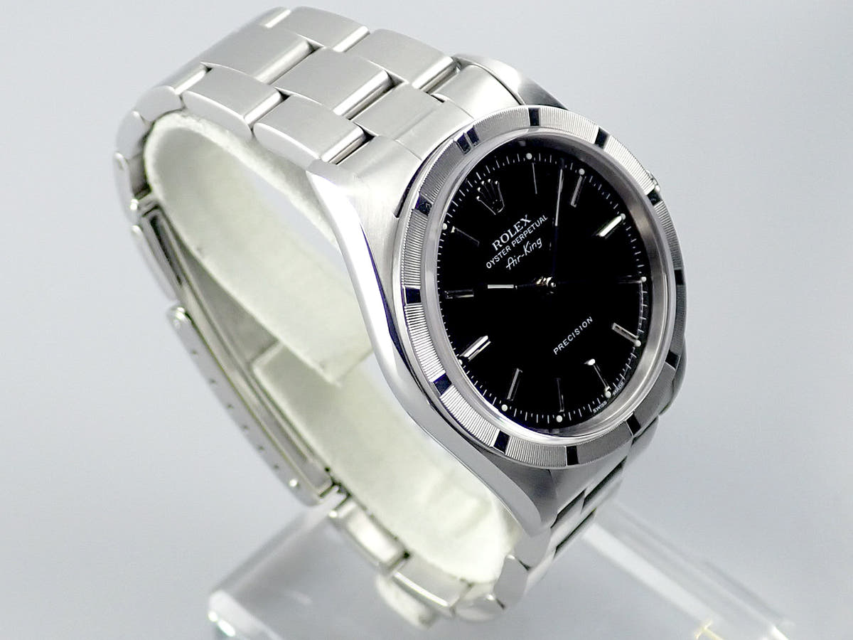 ロレックス エアキング Ref.14010M ブラック文字盤 中古 airking-39