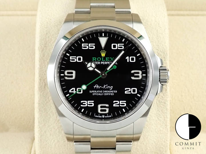 ロレックス エアキング Ref.126900 ステンレススチール ブラック文字盤