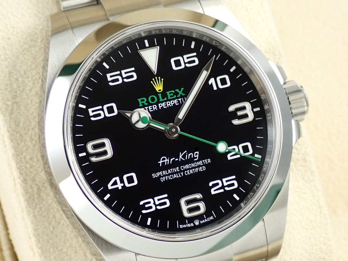 ロレックス エアキング Ref.126900 ブラック文字盤 未使用 8T43W2XX