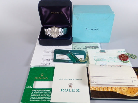 Rolex Air King TIFFANY &amp; Co. E serial Ref.14000