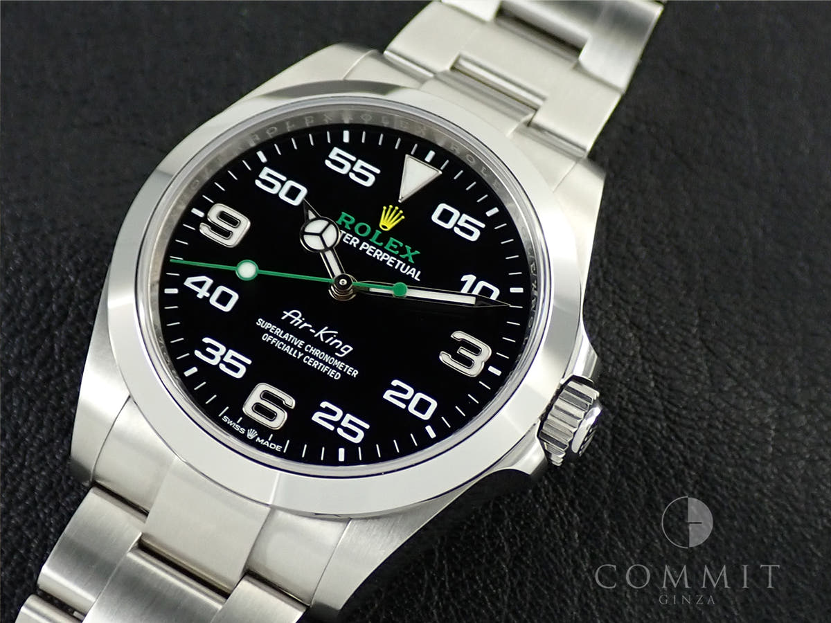 ロレックス エアキング Ref.126900 ブラック文字盤 美品 2P82H6A2