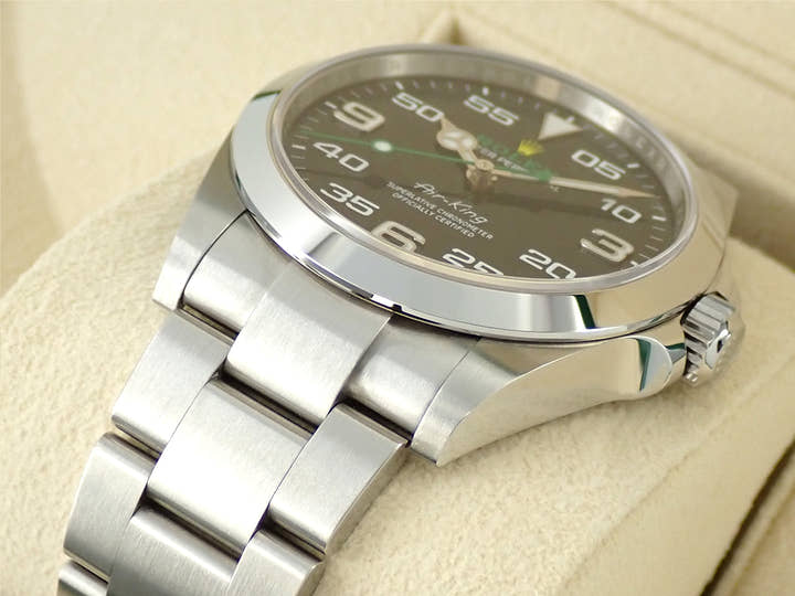 ロレックス エアキング Ref.126900 ステンレススチール ブラック文字盤