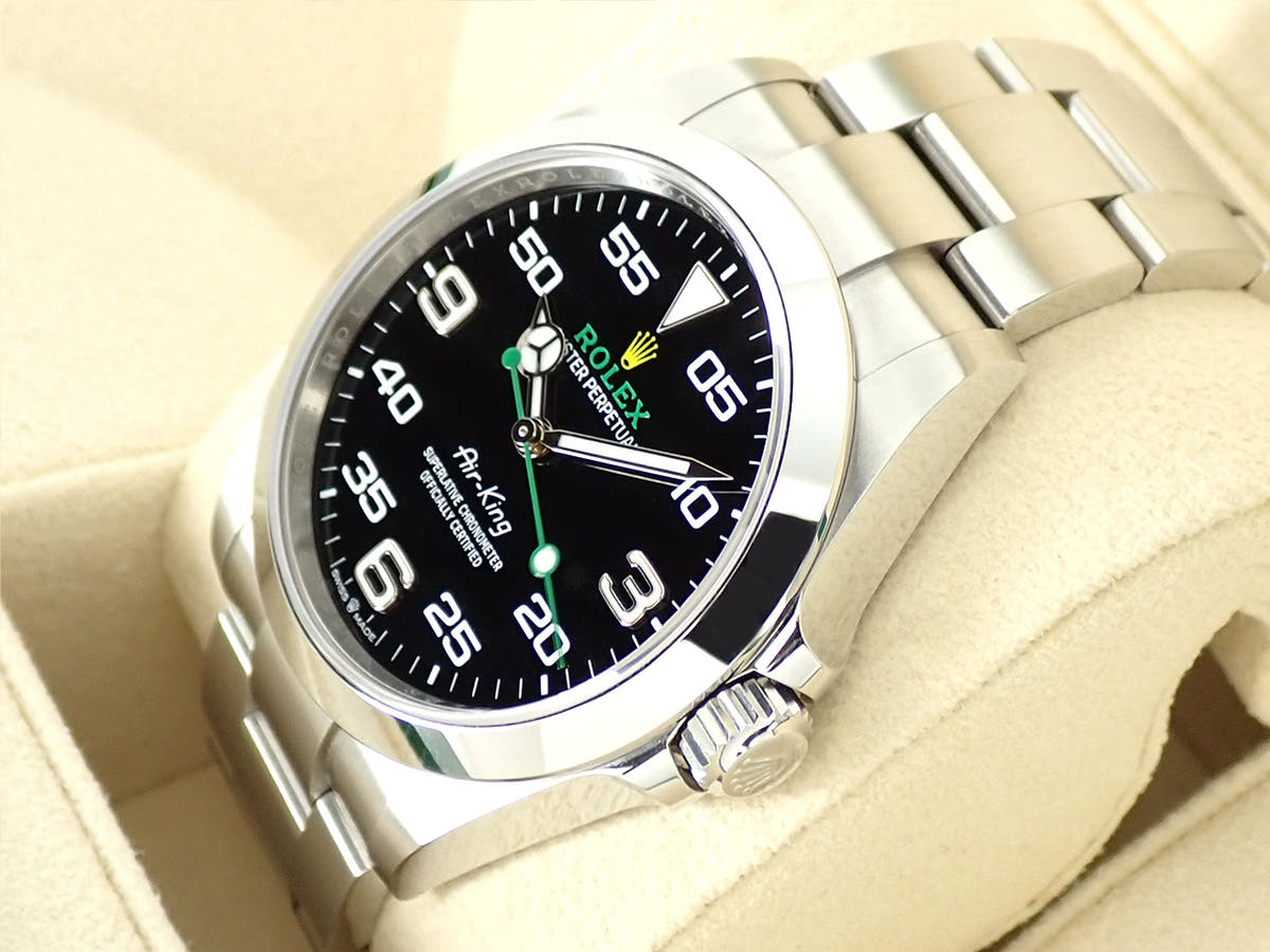 ロレックス エアキング Ref.126900 ブラック文字盤 美品 2P82H6A2