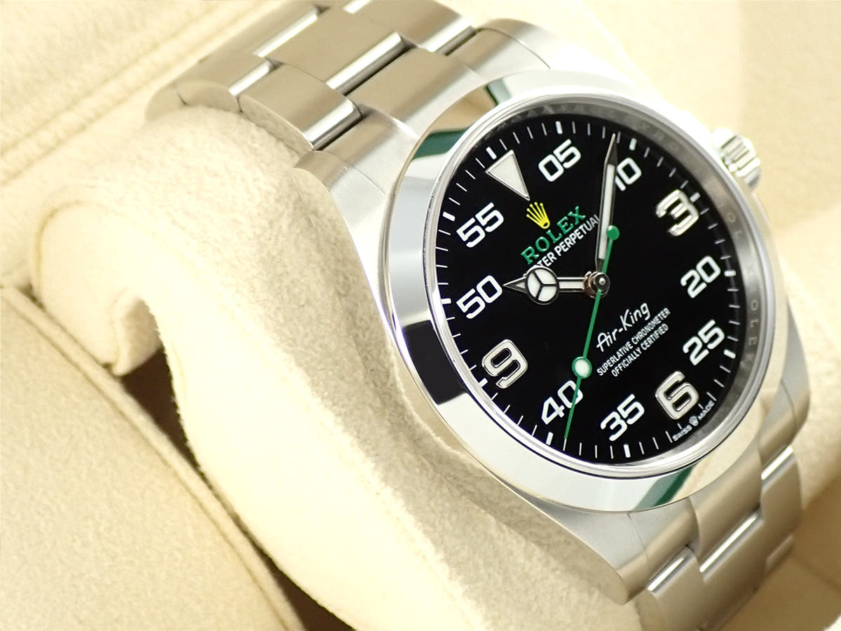 ロレックス エアキング Ref.126900 ブラック文字盤 美品 2P82H6A2