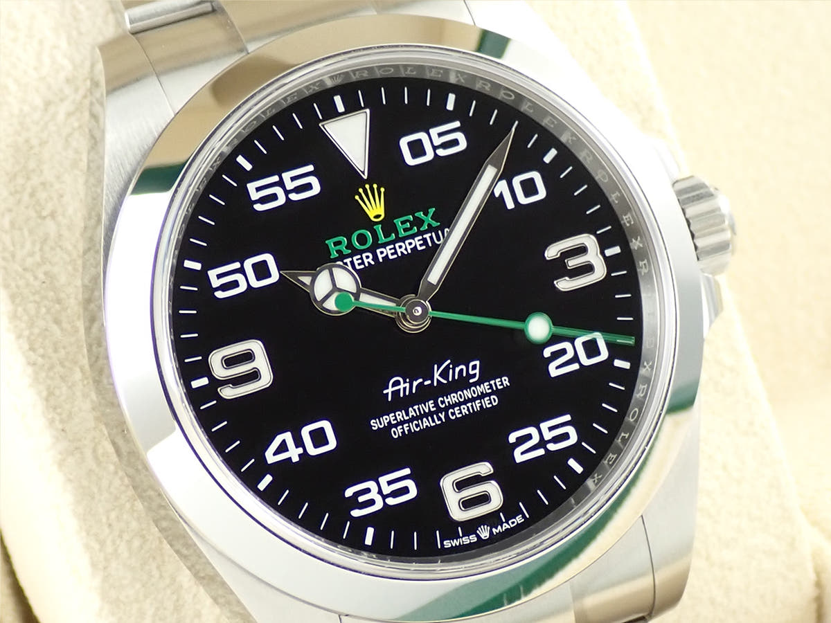 ロレックス エアキング Ref.126900 ブラック文字盤 美品 2P82H6A2