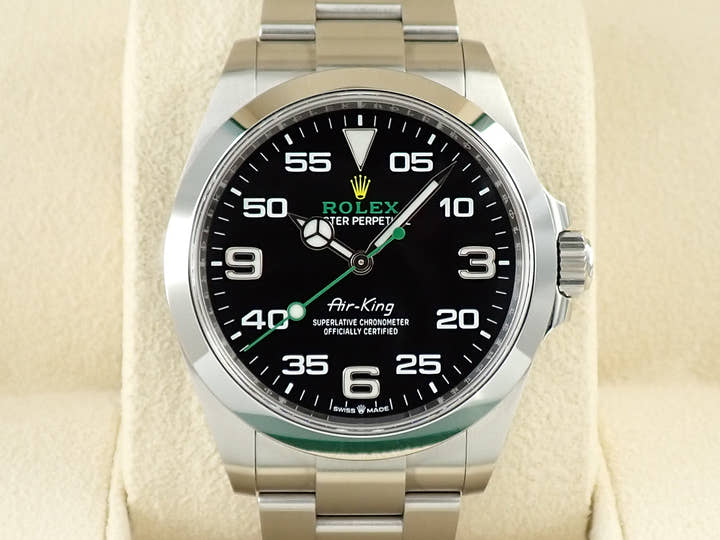 ロレックス エアキング Ref.126900 ステンレススチール ブラック文字盤