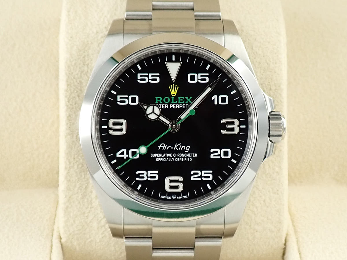 ロレックス エアキング Ref.126900 ブラック文字盤 美品 2P82H6A2