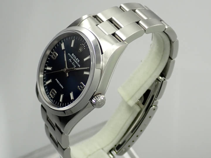 ロレックス エアキング Ref.14000 ステンレススチール ブルー文字盤
