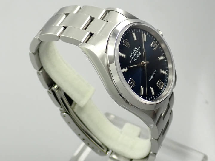 ロレックス エアキング Ref.14000 ステンレススチール ブルー文字盤