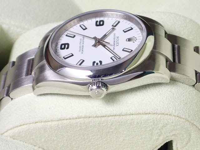 Rolex Oyster Perpetual Ref.114200 White/369 Dial Used airking-7