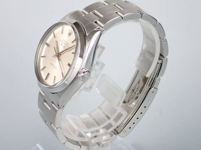 ロレックス エアキング Ref.5500 シルバー文字盤 中古 airking-8